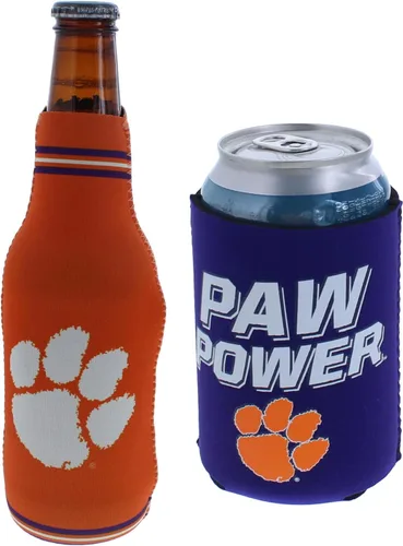 Vista 72 de College Team Color Logo Can & Bottle Holder Insulator Beverage Cooler Set