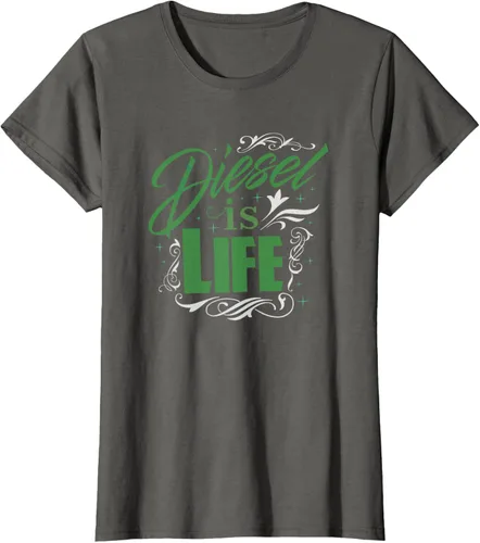 Vista 5 de Diesel is Life Roll Coal Diesels Truckers Smoke Camiseta Negro