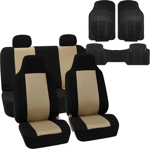 Vista 24 de FH Group Fundas de Asientos de Automóvil de Malla de Aire 3D Juego Delantero – Protectores de Asientos Automotrices de Ajuste Universal, Fundas