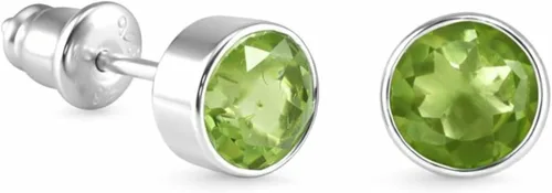 Vista 20 de Aretes de plata de ley 925 maciza hechos a mano con piedras preciosas redondas para mujeres y hombres, disponibles en piedras azules, negras