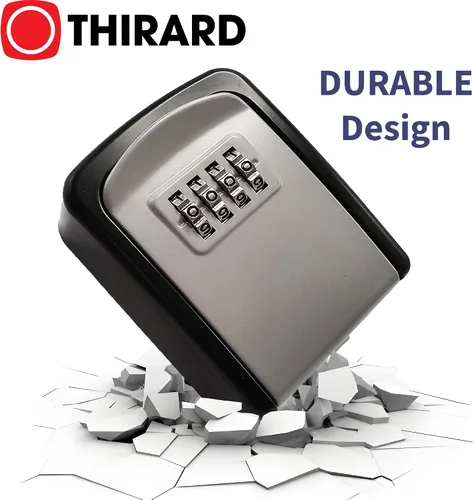 Vista 5 de THIRARD Caja de llaves: cerradura mecánica segura para el hogar y la oficina, diseño duradero y resistente a la intemperie, gestión eficiente