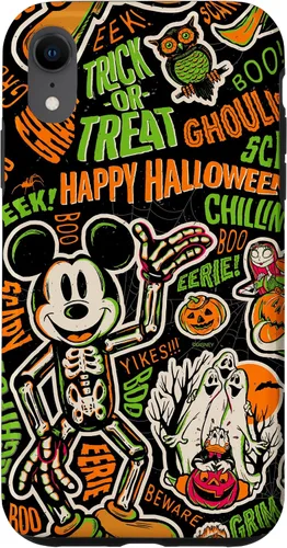 Vista 24 de Funda para iPhone 13 Pro Max Disney 100 Mickey Nightmare Before Christmas Halloween D100