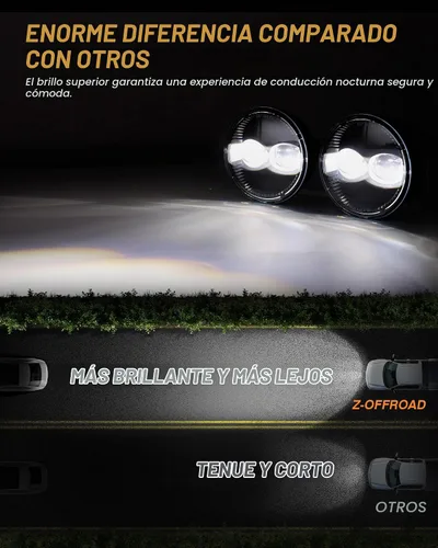 Vista 2 de Z-OFFROAD Conjunto de luces antiniebla LED compatibles con Ford F150 2006 2006-2014 F150 -Negro 3