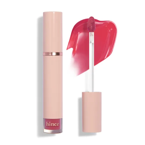 Vista 20 de HINCE Mood Enhancer Water Liquid Glow - Tinte labial no pegajoso e impermeable para mujeres - Brillo de labios de larga duración para brillo natural