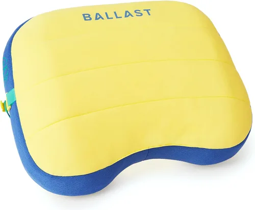 Vista 19 de Ballast Almohada de playa, cómoda, duradera y compacta, se mantiene en playas ventosas con bolsa de arena patentada, almohada inflable para playas