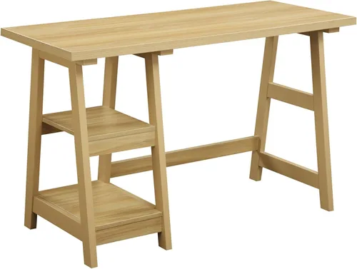 Vista 6 de Escritorio de caballete Convenience Concepts Designs2Go, Madera manufacturada, Blanco