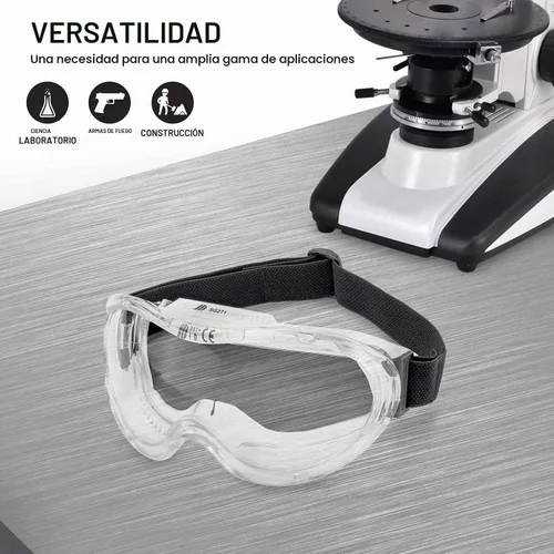 Vista 5 de NEIKO Pro Clear Protective Lab Safety Goggles
