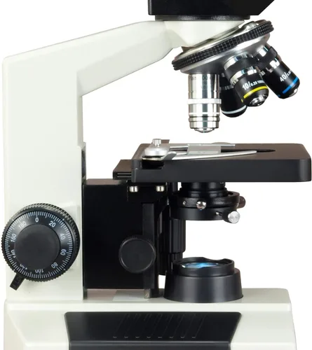 Vista 4 de OMAX Microscopio compuesto trinocular M837ZL-A191BOIL‑C180U3 40X–2500X con objetivo de inmersión en aceite, iluminación LED y cámara digital USB 3.0