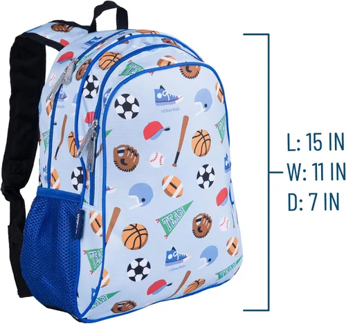 Vista 5 de Wildkin - Mochila infantil de 15 pulgadas para niños y niñas