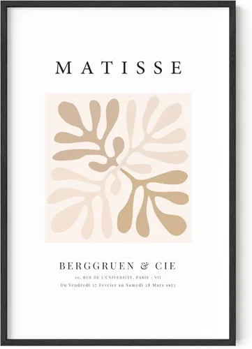 Vista 21 de HAUS AND HUES Matisse - Lámina de arte moderno minimalista - Arte de pared estético de Henri Matisse, póster abstracto para cuarto de dormitorio