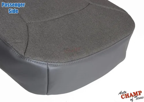 Vista 5 de Compatible con Ford E-150 E-250 E-350 Van-Passenger 2004-2008 Funda de asiento de tela gris