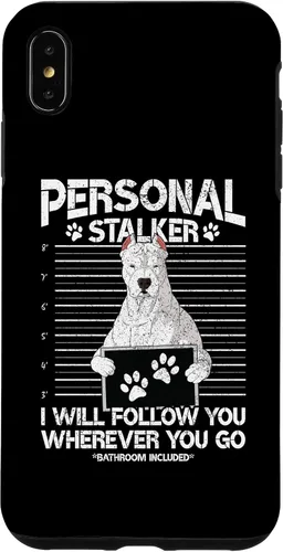 Vista 7 de Funda para iPhone 15 Dogo Argentino con diseño de perro culpable