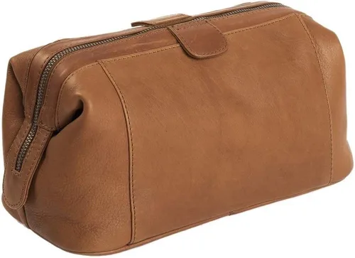 Vista 6 de Chesterfield Brand The Toiletry Bag VINCE Cuero para hombres y mujeres Bolsa de cosméticos de afeitado de viaje, organizador grande de maquillaje