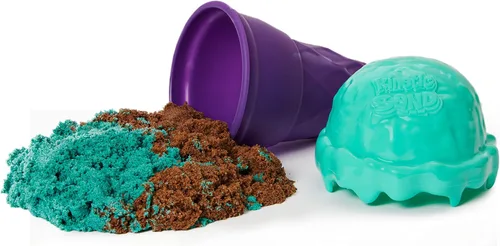 Vista 2 de Kinetic Sand Aromas, recipiente de cono de helado de 4 onzas con 2 colores de perfumado totalmente natural (los estilos pueden variar)
