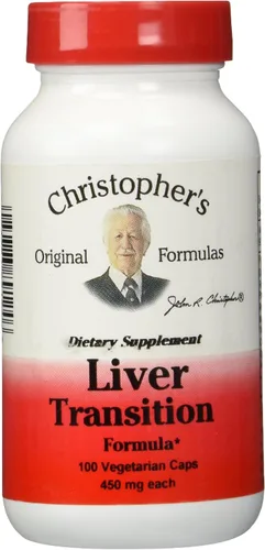 Vista 2 de Christopher's Original Formulas Fórmula de transición hepática – Suave limpieza de hígado a base de hierbas, 450 mg, 100 cápsulas vegetarianas