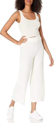 Vista 3 de The Drop - Pantalones de jersey de corte holgado y elástico Bernadette para mujer