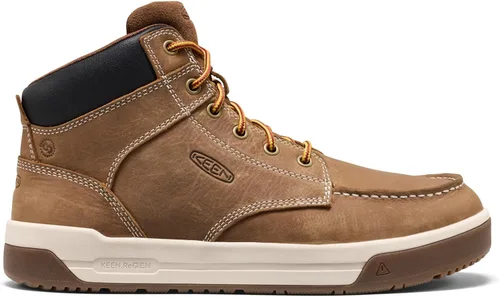 Vista 2 de KEEN Utility Men's Gibson Mid Height Soft Toe Work Boots Belga/Gum