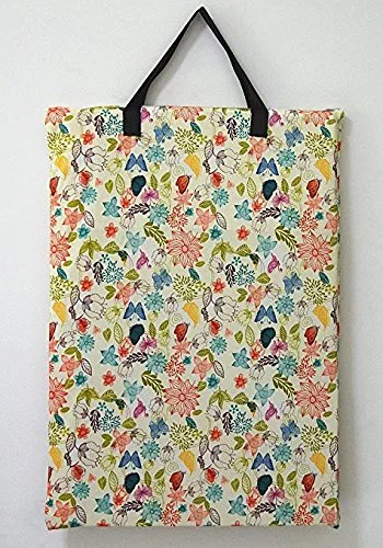 Vista 2 de Bolsa grande para pañales de tela húmeda/seca para pañales reutilizables o ropa sucia, Bloom, Grande