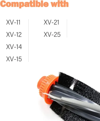 Vista 2 de BBT BAMBOOST Cepillo principal de repuesto para Neato XV-11, XV-12, XV-14, XV-15, XV-21, XV-25, XV Signature Series, robot aspirador de repuesto