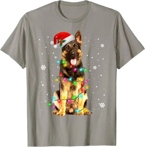 Vista 27 de Suéter de Navidad para perros de pastor alemán, suéter de Navidad para regalos de perros, Negro, S