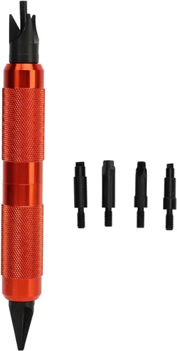 Vista 6 de Estuche de aleación de aluminio para preparación de múltiples herramientas, herramientas manuales, limpiadores de bolsillo para recargar, quitar