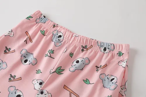 Vista 5 de Conjunto de pijama de conejito para niñas grandes, ropa de dormir de dibujos animados para invierno, diseño de conejo