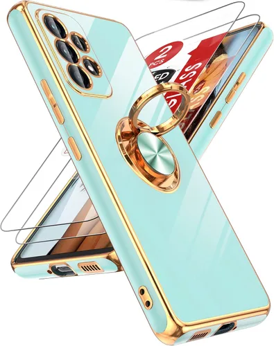 Vista 76 de LeYi Funda para iPhone XR: con Protector de Pantalla de Vidrio Templado [Paquete de 2] Soporte de Anillo Giratorio de 360°, Soporte Magnético
