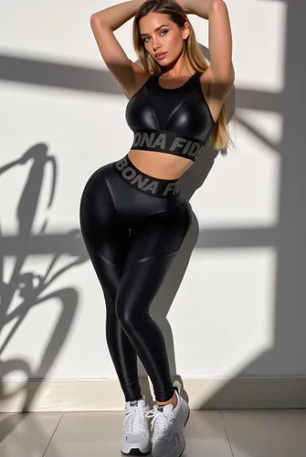 Vista 6 de Bona Fide Leggings con levantamiento de glúteos para mujer, leggings de cintura alta, control de abdomen, pantalones de yoga para entrenamiento