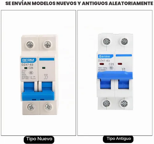 Vista 5 de Interruptor de aire de fuga del disyuntor miniatura DZ47-63 2P 400VAC(25A)