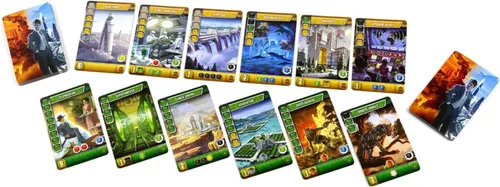 Vista 7 de Es un maravilloso juego de mesa mundial: construye tu imperio en este juego de cartas estratégico para niños y adultos, a partir de 14 años, 1-5