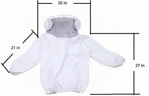 Vista 4 de Xgunion Traje de apicultor profesional, con chaqueta, pantalones y guantes