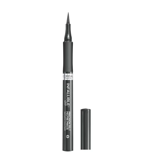 Vista 9 de L'Oreal Paris Cosmetics Makeup Infallible Grip Delineador de ojos de fieltro de precisión, resistente a las manchas, delineador de ojos impermeable