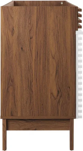 Vista 87 de Modway Render 23.5" tocador de baño en nogal (lavabo no incluido)