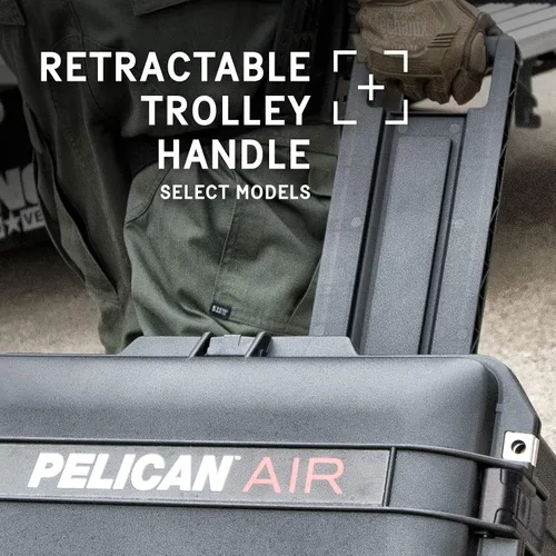 Vista 12 de Estuche Pelican Air 1607 Sin Espuma - Negro