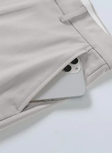 Vista 8 de JMIERR Pantalones de golf para hombre, elásticos, ajustados, para correr, viajes, trabajo, pantalones de vestir chinos para hombre
