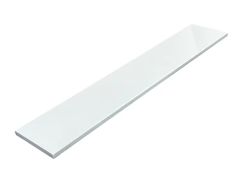 Vista 7 de Umbral de Mármol Artificial Súper Blanco para Bordillo de Ducha, Protector contra Salpicaduras de Tocador de Baño, Alféizar de Ventana, Transiciones