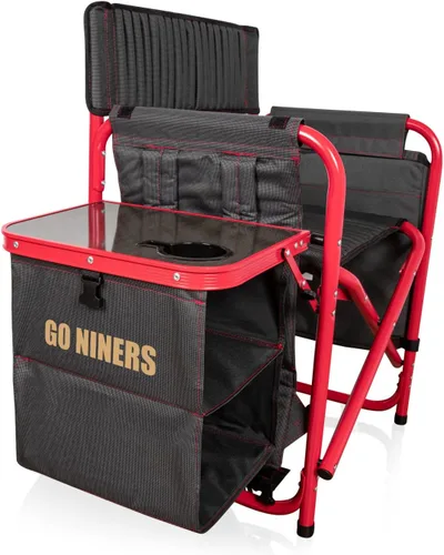 Vista 5 de PICNIC TIME NFL NFL Fusion - Silla de campamento unisex para adultos, con mesa auxiliar y enfriador suave, silla de playa para adultos, silla