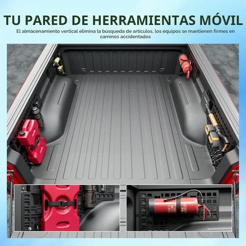 Vista 4 de SZYANG Panel Molle Lateral de Cama de 5.7 Pies Compatible con Sistema de Panel Molle de Cama de Camión RAM 1500 19-25 Sistema de Repuesto