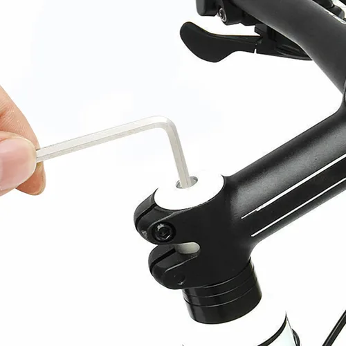 Vista 5 de Litoexpe Juego de llaves hexagonales de 10 piezas de 1/8" Forma de L, cromo vanadio, para reparación y montaje de precisión