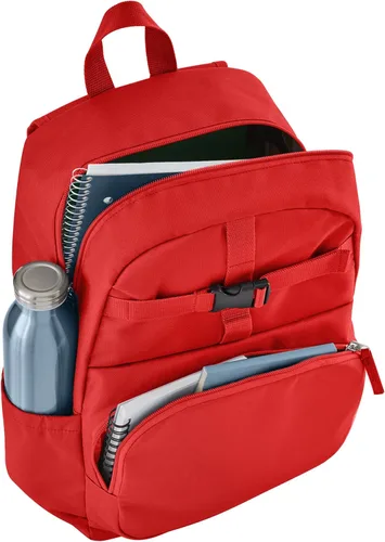 Vista 6 de Let's Make Memories Mochila personalizada con lonchera (opcional) - Peanuts Snoopy Too Cool - Rojo