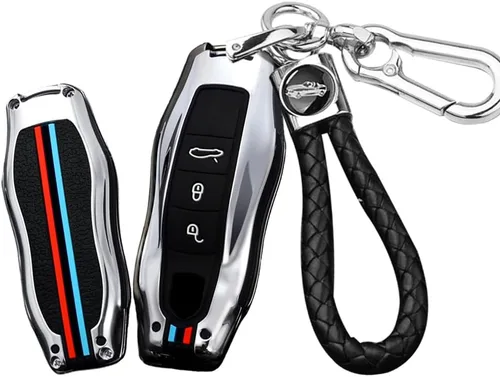 Vista 9 de ontto Funda para llavero para control remoto de llave inteligente Porsche 2010 en adelante