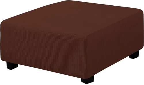 Vista 41 de Easy-Going Funda Elástica para Otomana Taburete de Almacenamiento Plegable Protector de Muebles Funda Rectangular Suave con Parte Inferior Elástica