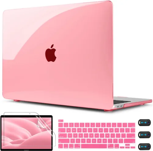 Vista 18 de CISSOOK - Funda rosa bebé para MacBook Pro de 13 pulgadas 2025-2016