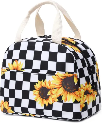 Vista 9 de Bolsa de almuerzo de conejo para mujeres y niñas, bolsas de picnic reutilizables con aislamiento para adultos y niños, trabajo, escuela, senderismo