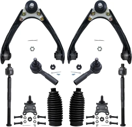 Vista 47 de Detroit Axle - Kit de suspensión delantera de 10 piezas para Chevrolet Trailblazer GMC Envoy 2004-2007 2005 2006 Soportes de brazo de control