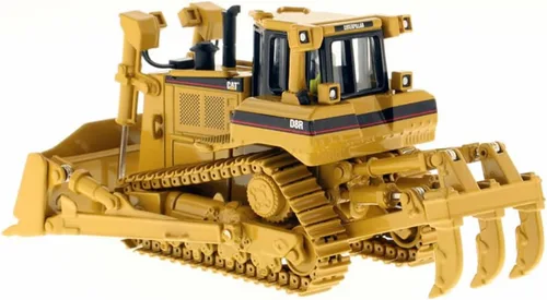 Vista 2 de Diecast Masters 1:50 Escala Cat D8R Bulldozer para coleccionistas, Caterpillar Track-Type Tractor Construcción Modelo Modelo Réplica, Core Classics