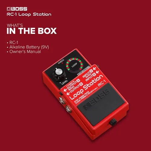 Vista 6 de BOSS RC-1 Loop Station - Pedal de guitarra