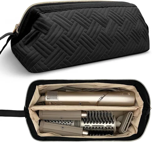Vista 8 de Bolsa de viaje para herramientas para el cabello Shark Flexstyle y Dyson Rosado