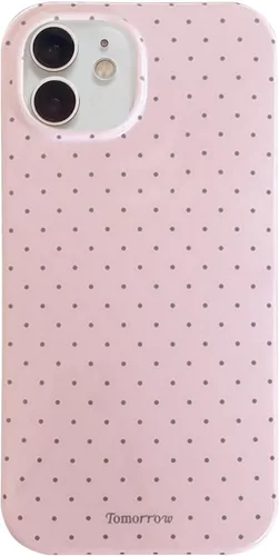 Vista 41 de inewateri Funda compatible con iPhone 11 con bonito diseño estético de lunares a la moda, fundas simples para TPU suave, funda de protección Negro