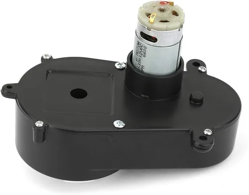 Vista 2 de Caja de engranajes RS390 Caja de cambios de dirección de motor eléctrico con bajo ruido, para niños coche niños juguete (5600Rpm 12V)